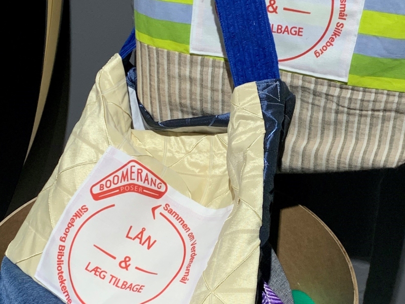 Boomerang Poser af genbruugsstof