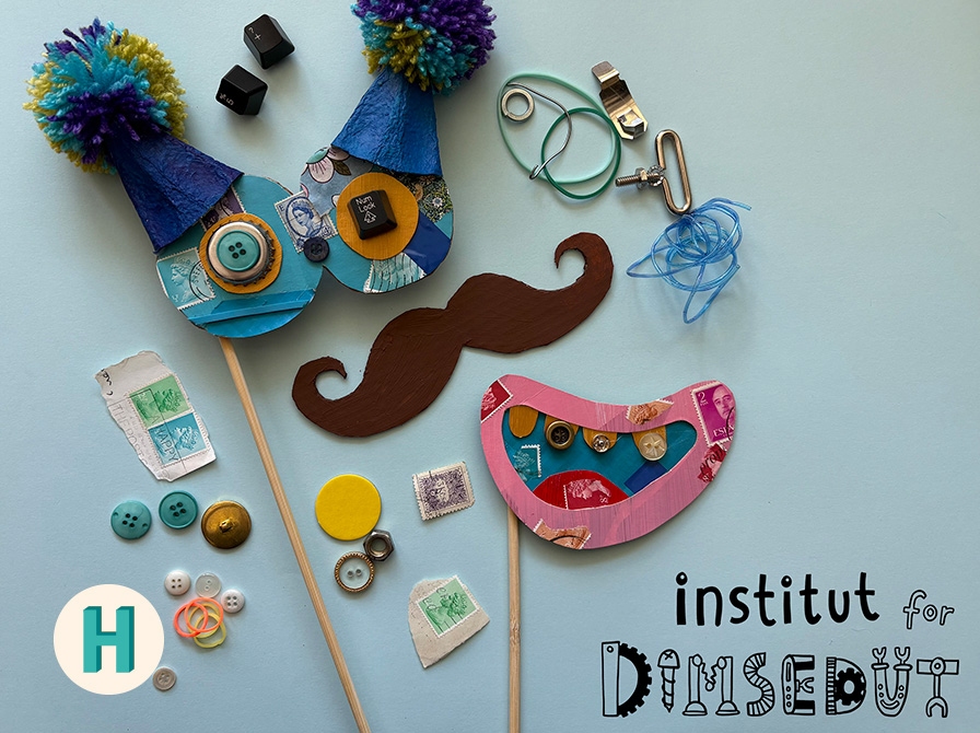 Pyntede masker til udklædning